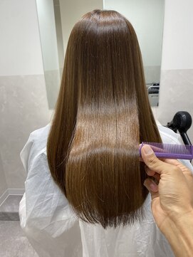 サロウィン 那覇店(SALOWIN) 縮毛矯正メルティーカラーマロンベージュくすみベージュレイヤー