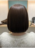切りっぱなしボブ