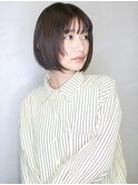 天神【BIRTH】似合わせカット顔周りレイヤーミニボブ20代　2