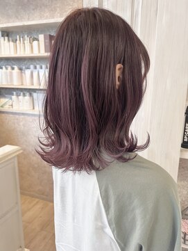 キャアリー(Caary) 福山Caaryトレンド韓国ボルドーブラウン暖色ラベンダー20代30代