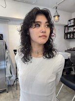 アンダーカレント(undercurrent)&nbsp;パーマ レイヤーパーマ 前髪パーマ 顔まわりレイヤー