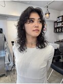 パーマ レイヤーパーマ 前髪パーマ 顔まわりレイヤー