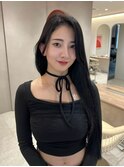髪質改善＊艶ブラックくびれヘアレイヤー＊美髪【Zina沖縄】