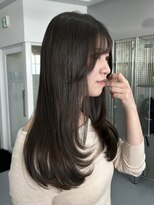 カシェル(cashel)&nbsp;オリーブグレージュとレイヤー/ブリーチなし