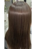 憧れの艶髪◎ブラウンストレート