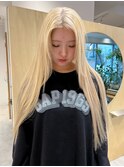 【海外風】抜きっぱなしブロンドロング