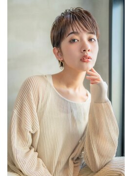 ドリップ バイ ハバナ 原宿(driP. by HAVANA) 20代30代大人美人ショートボブ/小顔ショートヘア/マロンベージュ