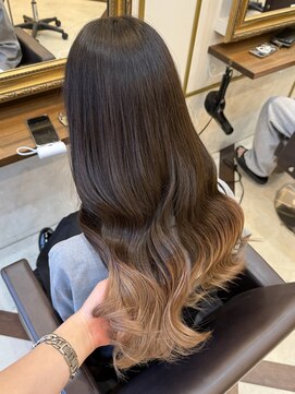 レム 長野(REM) ブラック×ミルクティー/KAREN