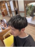 ショートスタイルスパイキーショートツーブロック