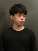 【ダウンバングショート】パーマスタイル