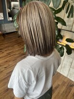 ロイズ ヘアデザイン アンド スパ(LOES)&nbsp;デザインブリーチ×ミルクブラウン×ミルクティーベージュ