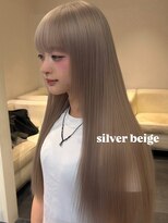 ベレーザ 渋谷(BELEZA)&nbsp;19750_髪質改善ストレートホワイトブロンドミルクベージュ