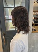 ニュアンスパーマ×レイヤーミディ