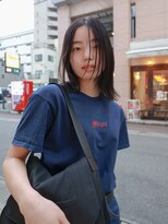 アンドスタイル(&style)&nbsp;【TSUJI】レイヤーカット ミディアムレイヤー 透明感カラー