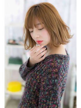 ヘアアンドビューティー ミック(Hair & Beauty miq) 今っぽさ★Aラインシルエットのラフボブa
