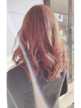 コルト(COLT) イルミナカラーコーラル×韓国風巻き髪