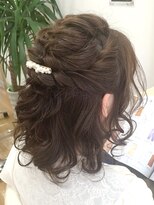アメイジングヘアー 千歳店(AMAZING HAIR) 【AMAZING HAIR 千歳店/森田】結婚式ヘア☆ハーフアップ