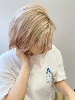 Aラインボブ/マロンベージュ/かきあげ[東銀座/銀座]