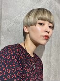 大人かわいいヘアマッシュショートボブ20代30代