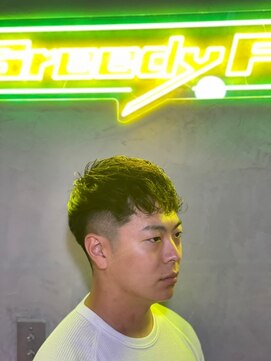 グリーディーフォックス 代々木(Greedy FOX) かき上げヘア/サイドパート/韓国マッシュ/フェードカット/代々木