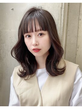 ロンド ロビン 栄(Lond robin) 【Lond robin】河野まい　韓国風/くびれヘア/テラコッタ