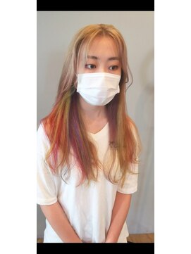 アグ ヘアー ララア 平塚店(Agu hair lalah) レインボーカラー