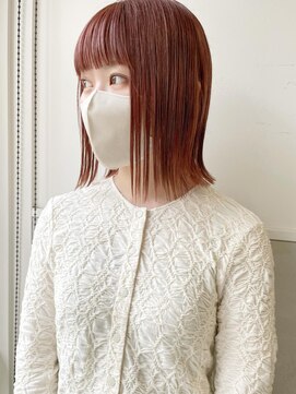 バブ バイネオリーブ(Bab by neolive) 切りっぱなし×オレンジピンク