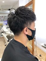 ヘッズ 本八幡店(HEADS)&nbsp;MEN'S HAIR  センターパート　ツイストスパイラル　韓国マッシュ