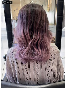 ヘアアンドビューティー クアトロ 戸祭店(QUATRO) バレイヤージュ