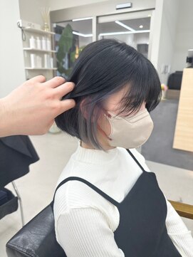 アリープパロット(ALEAP parrot) ミニボブ/インナーカラー/【ALEAP parrot/多賀】