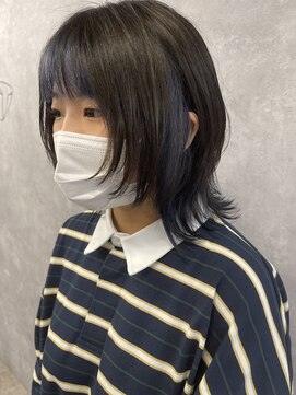 エル ヘアサロン なんば店(eL) ☆HIROTO☆ inner Blue×wolf