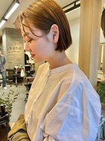 サンド 鹿児島中央(sand)&nbsp;黒髪/グレーベージュ/レイヤーロング/前髪パーマ[鹿児島駅]