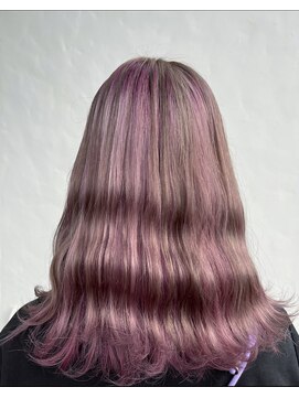 グラン パ ドゥ ドゥ(GRAND PAS DE DEUX) アンブレラカラー ベージュ×ピンク