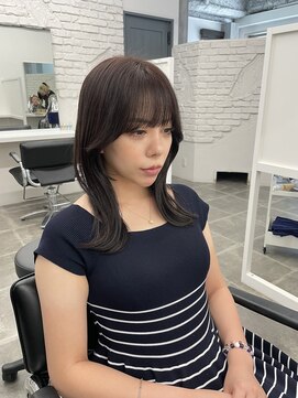 リアン バイ キートス(Lien by kiitos) ワンカール鎖骨/大人っぽ/小顔/くびれヘア/顔まわりレイヤー