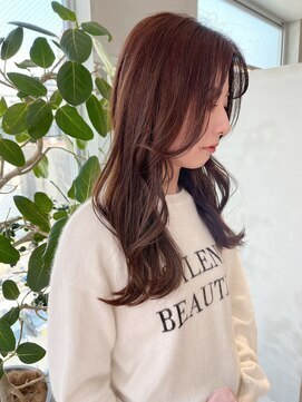 ガリカ 大名(Gallica) 【森千晶】外国人風レイヤーロング/顔まわりレイヤー/暖色カラー