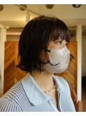癖毛風ボブパーマ