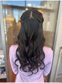 編み込みツイン