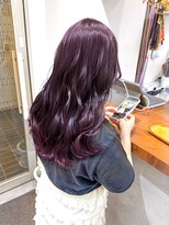 ミラ 新宿(MILA)&nbsp;ウェーブミディアムメルティカラー×レイヤーカット韓国[新宿]