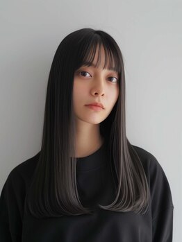 ローヴ(L'aube)の写真/クセや広がりのお悩みはお任せください！クセを綺麗に伸ばしながら柔らかくナチュラルな仕上がりに◎