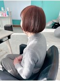 ユーフォリア大人可愛いピンクカラー×ボブスタイル