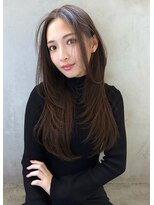 ロゼ 京橋(Rose)&nbsp;【ROSE】レイヤーカット＿センターパート＿ロング