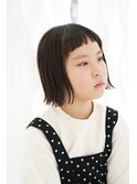 キッズ　外はねボブ