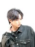 【メンズ】メンズカット+ストレートメンズパーマ(曲がる縮毛矯正/相談)