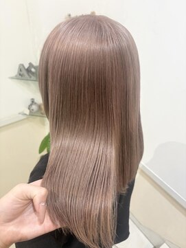 ネオリーブアピ 池袋店(Neolive api) 【艶々ミルクティーカラー】池袋髪質改善