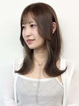 モリオフロムロンドン 松戸店(Morio from London) 【モリオ松戸　石山】セミロングくびれミディインナーカラー