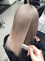 ペレ 渋谷(PELE)&nbsp;ホワイトグレージュ/デジタルパーマ/チェリーブラウン/渋谷