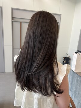 ローレンアオ(LOREN AO) くびれヘア/アプリコットオレンジ/ハイライトカラー/栄矢場