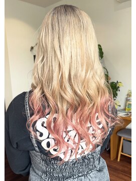 クロリ(Coloris) ブロンド×ペールピンク