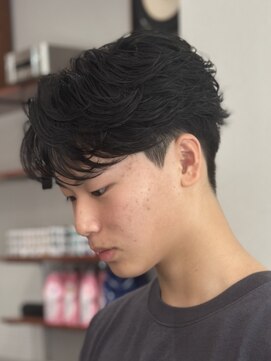 カウンター(COUNTER) メンズセンターパート/フェザーパーマ【￥11500】