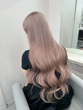 ベレーザ 渋谷(BELEZA) 16409ブリーチ＆ダブルカラーナチュラルブラウンパールベージュ